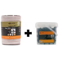 Gallagher Turbostar Lint 40mm Wit 200m -MIM Husqvarna Winkel 010608 3 GALLAGHER