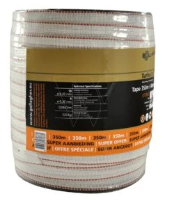 Gallagher Turbostar Lint 40mm Wit 350m -MIM Husqvarna Winkel 070862 3 GALLAGHER